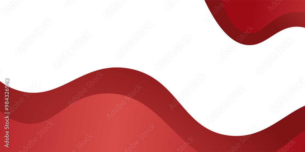 The floor and walls of the room are red background simple for banner The floor and walls of the room are red background simple for banner