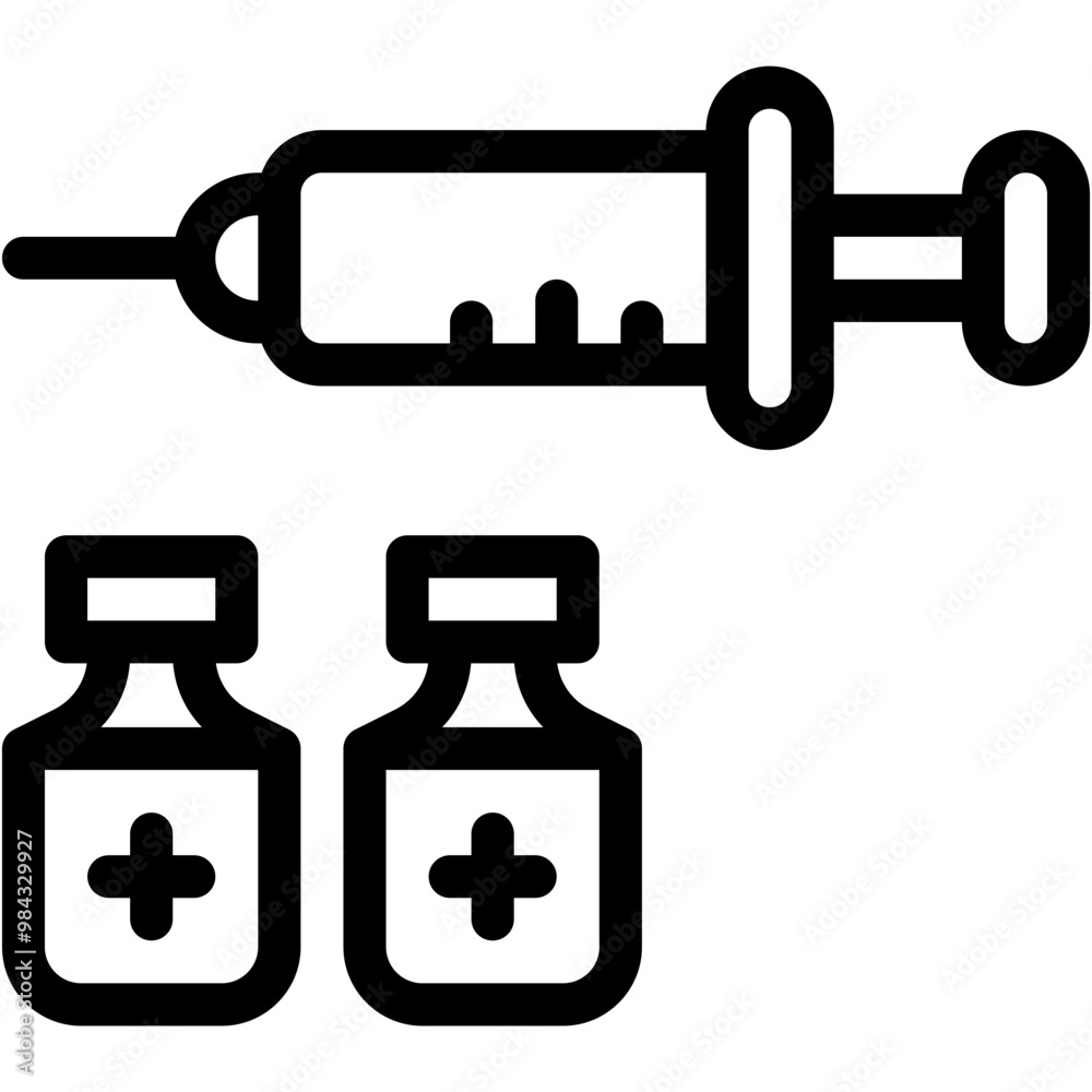 Syringe, Medicine, Medical, Healthcare And Medical, Tools And Utensils, Inoculation Icon Syringe, Medicine, Medical, Healthcare And Medical, Tools And Utensils, Inoculation Icon