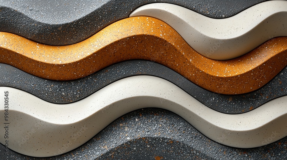 Colorful Wave Patterns in Abstract Texture Design Colorful Wave Patterns in Abstract Texture Design