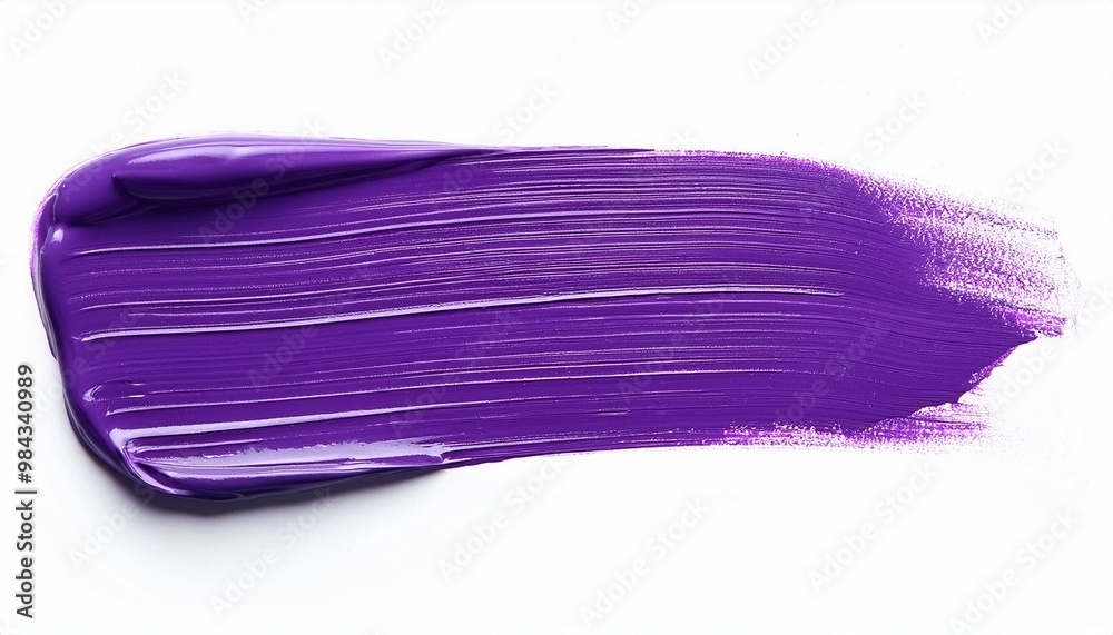 purple oil brush stroke on white background purple oil brush stroke on white background