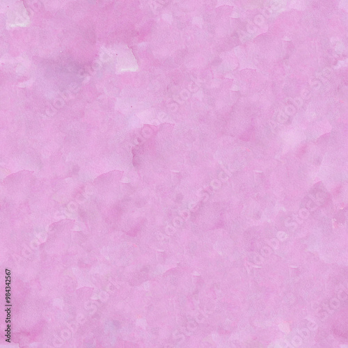 Pink seamless watercolor background. Abstract watercolor background.