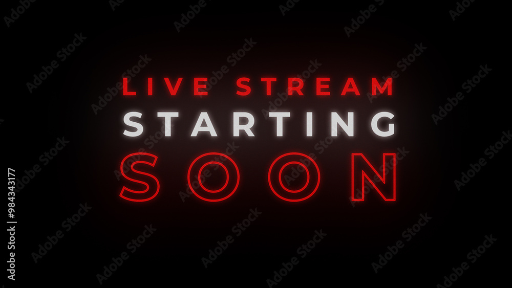 LIVE STREAM starting soon ! LIVE STREAM starting soon !