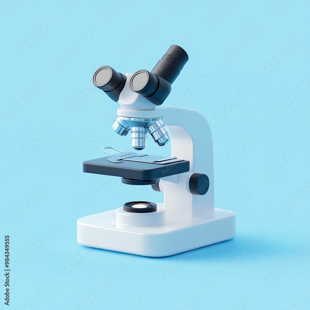 3D Slide Icon: Specimen Holder for Microscopy Logo Illustration 3D Slide Icon: Specimen Holder for Microscopy Logo Illustration