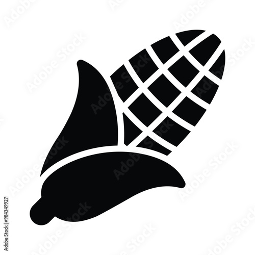 Beautiful icon of corn ready to use, healthy food