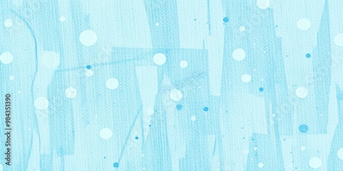 Abstract blue and white watercolor background.