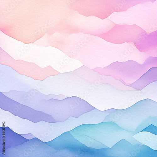 background with abstract mountain with Generative ai