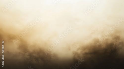 Abstract Cloudy Brown Misty Hero Background