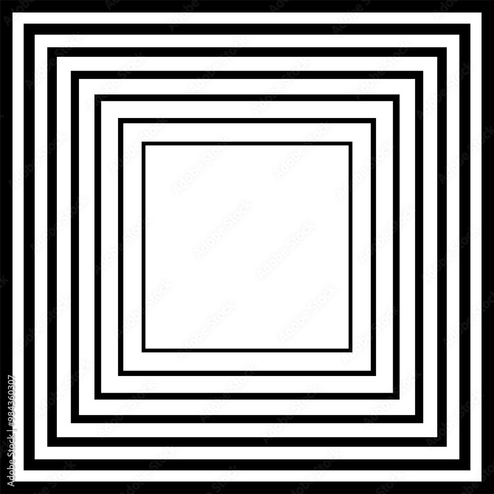 Dynamic square line. Geometric elements logo, icon Dynamic square line. Geometric elements logo, icon