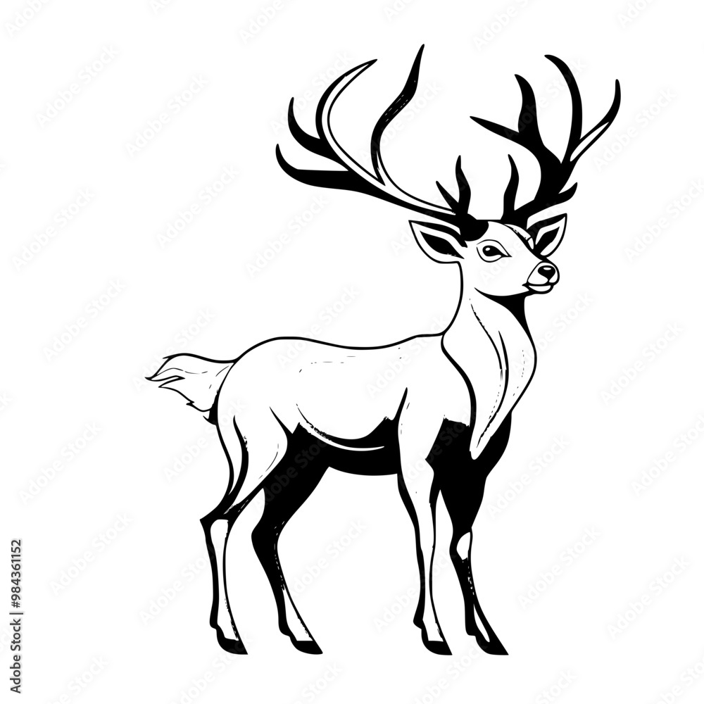 Deer Silhouette Deer Silhouette