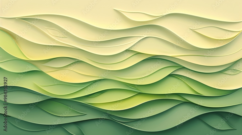 Abstract leaves in the background, a pattern that echoes nature's art. Green decoration, a representation of leaf textures. Abstract leaves in the background, a pattern that echoes nature's art. Green decoration, a representation of leaf textures.