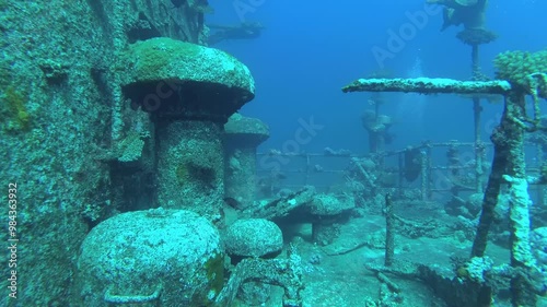 Shipwreck near Egypt's Zabargad Island