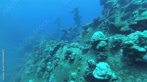 Shipwreck near Egypt's Zabargad Island