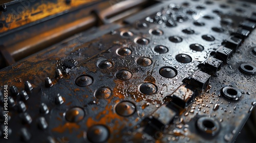 Metal punching and shearing machine