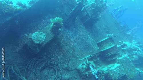 Shipwreck near Egypt's Zabargad Island