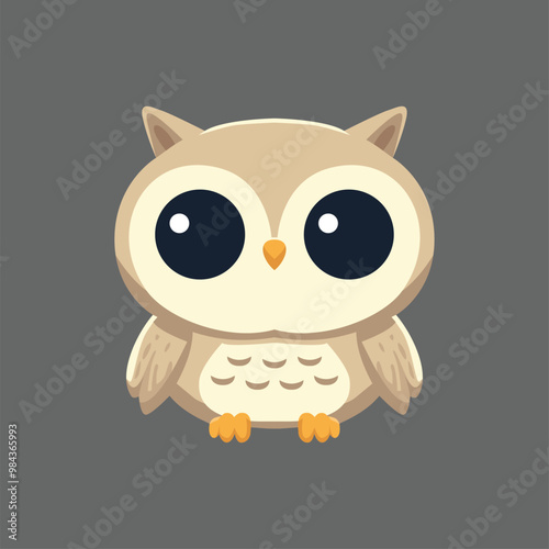 Cibi version of owl vector for logo photo