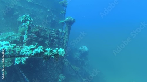 Shipwreck near Egypt's Zabargad Island