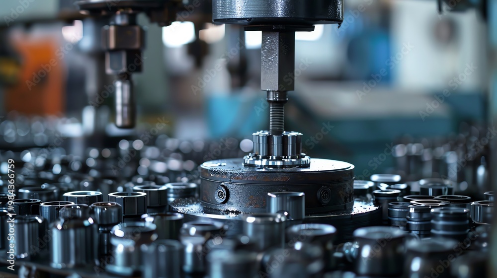 Metal swaging machine forming parts Metal swaging machine forming parts
