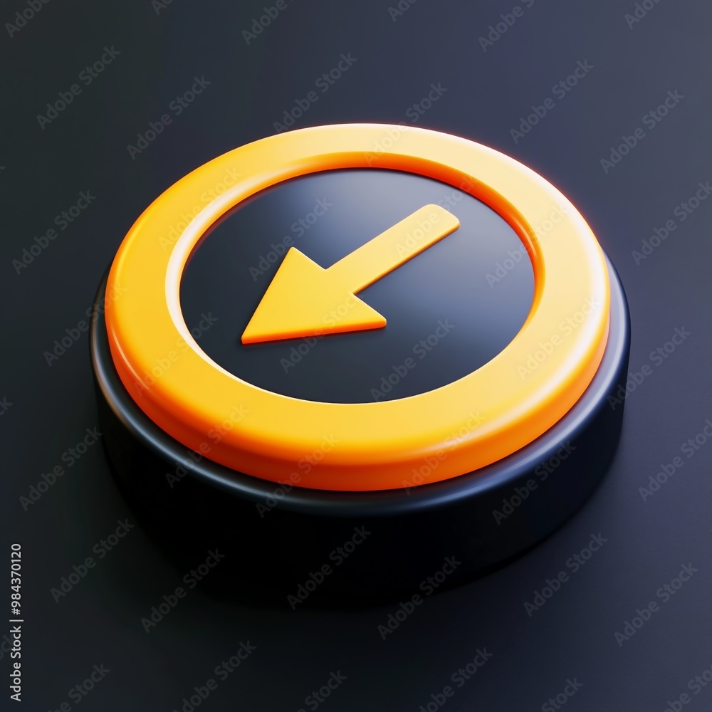 3D Review Icon: Assessing Strategic Progress Logo Illustration 3D Review Icon: Assessing Strategic Progress Logo Illustration