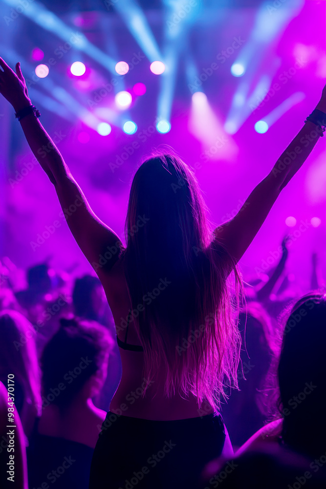 Young people having fun at the party. AI generative. Young people having fun at the party. AI generative.