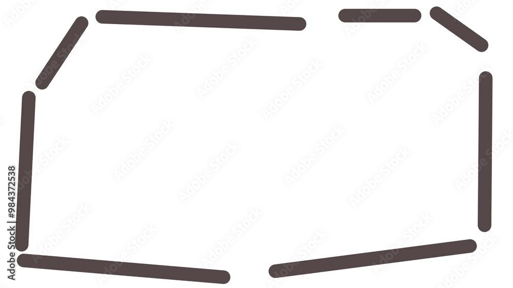 The frame of sticks sometimes narrows, sometimes expands. The frame of sticks sometimes narrows, sometimes expands.