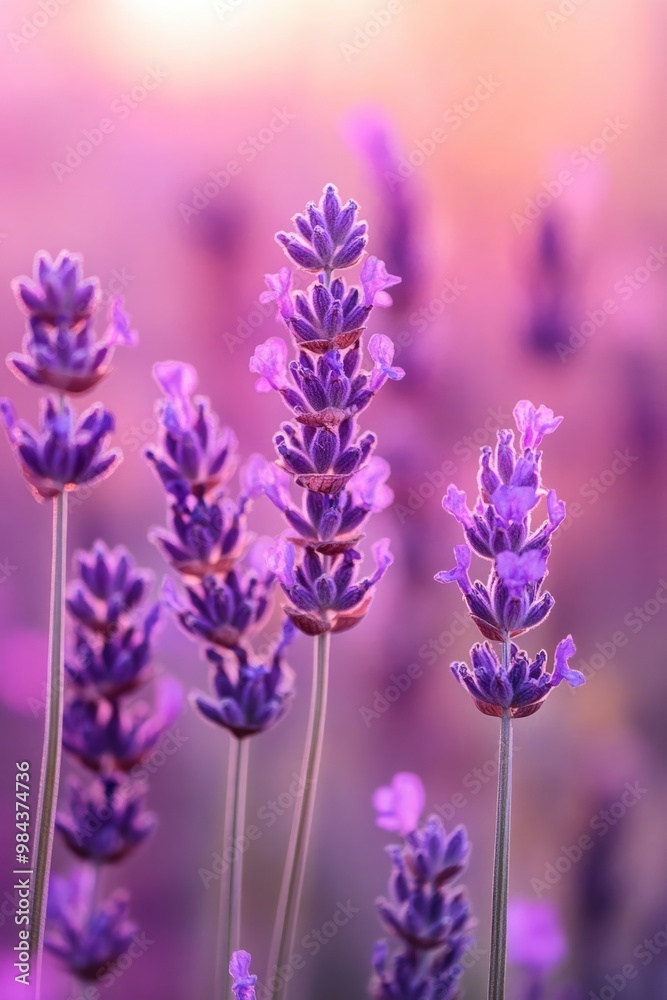 Naklejka premium Purple colour is nature form.