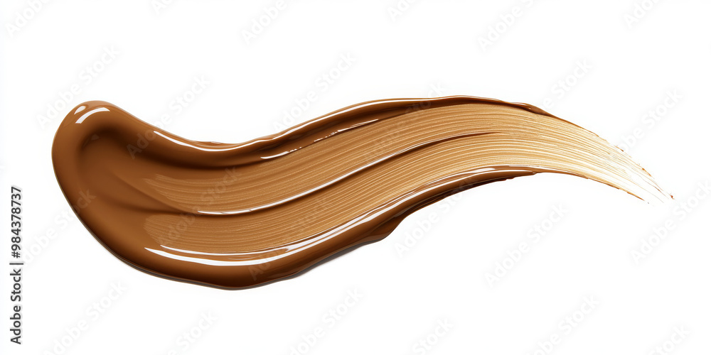 Close-up of a creamy beige foundation swatch, showcasing texture and smooth application, ideal for beauty and cosmetics themes.
Close-up of a creamy beige foundation swatch, showcasing texture and smooth application, ideal for beauty and cosmetics themes.
