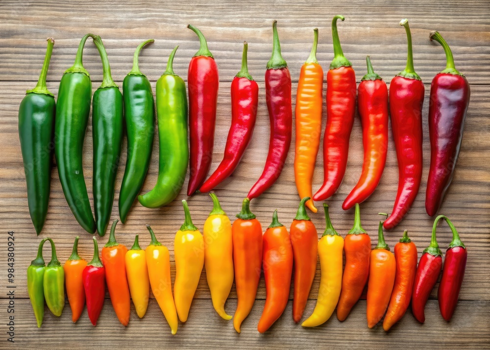A graph illustrating the Scoville scale ranks chili peppers from mild to extremely hot, with sweetness and fruitiness giving way to burning sensations and tears. A graph illustrating the Scoville scale ranks chili peppers from mild to extremely hot, with sweetness and fruitiness giving way to burning sensations and tears.
