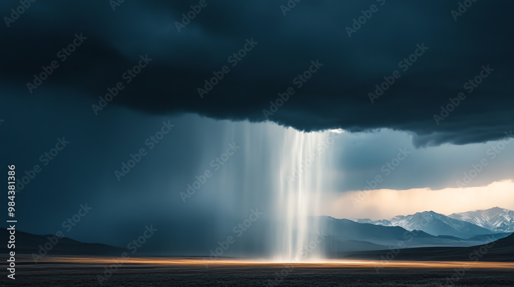 Virga Rain that evaporates before reaching the ground, leaving streaks in the sky Virga Rain that evaporates before reaching the ground, leaving streaks in the sky