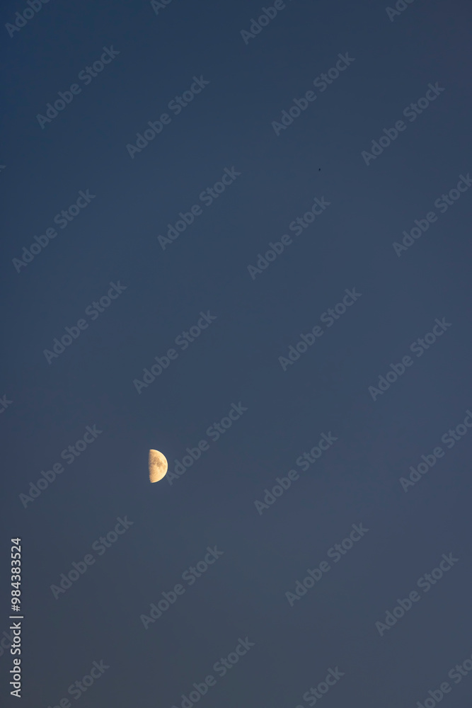 the last quarter of the waning moon at dusk the last quarter of the waning moon at dusk