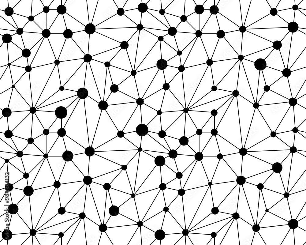 Seamless pattern from grid of triangles. Geometric black lines for wallpapers and textile. Seamless pattern from grid of triangles. Geometric black lines for wallpapers and textile.