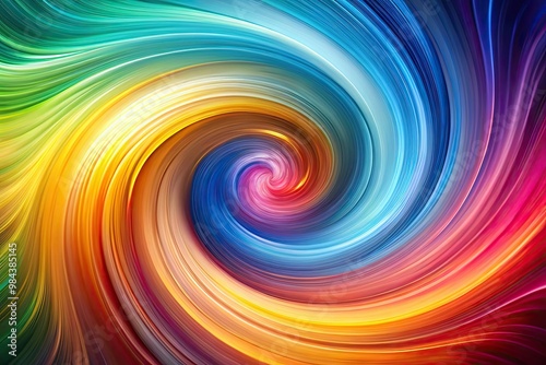 A mesmerizing dance of colors whisks viewers away to a world of tranquility, where fluid vortex swirls and subtle movements unite in a symphony of visual harmony.