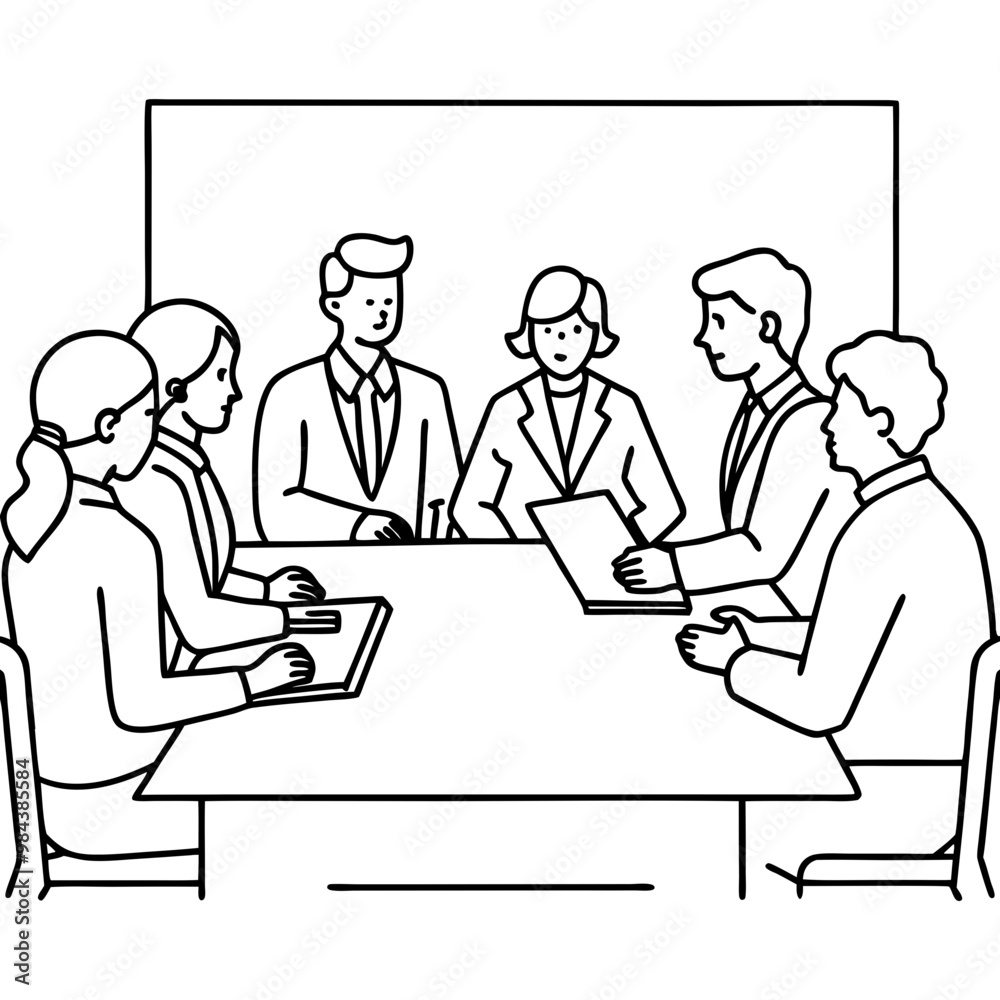 businesspeople-brainstorming-at-meeting-in-office businesspeople-brainstorming-at-meeting-in-office