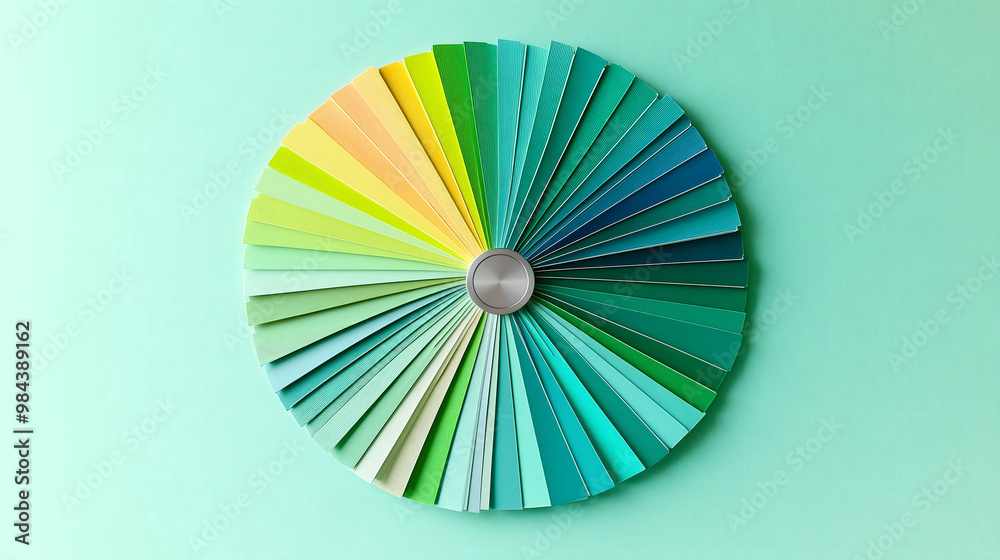 Obraz premium Color Fan with Multiple Shades