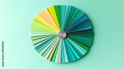 Color Fan with Multiple Shades