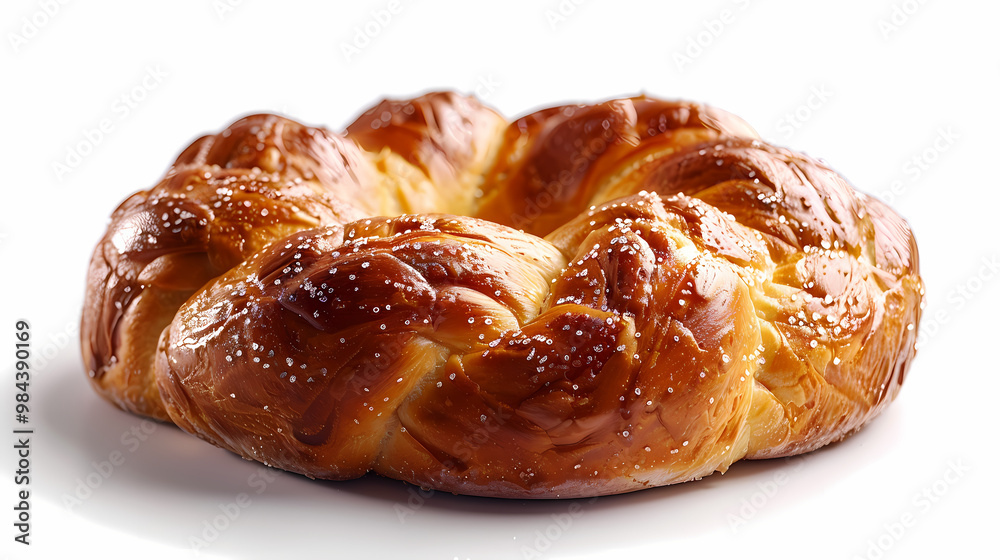 Pain Couronne isolated white background Pain Couronne isolated white background