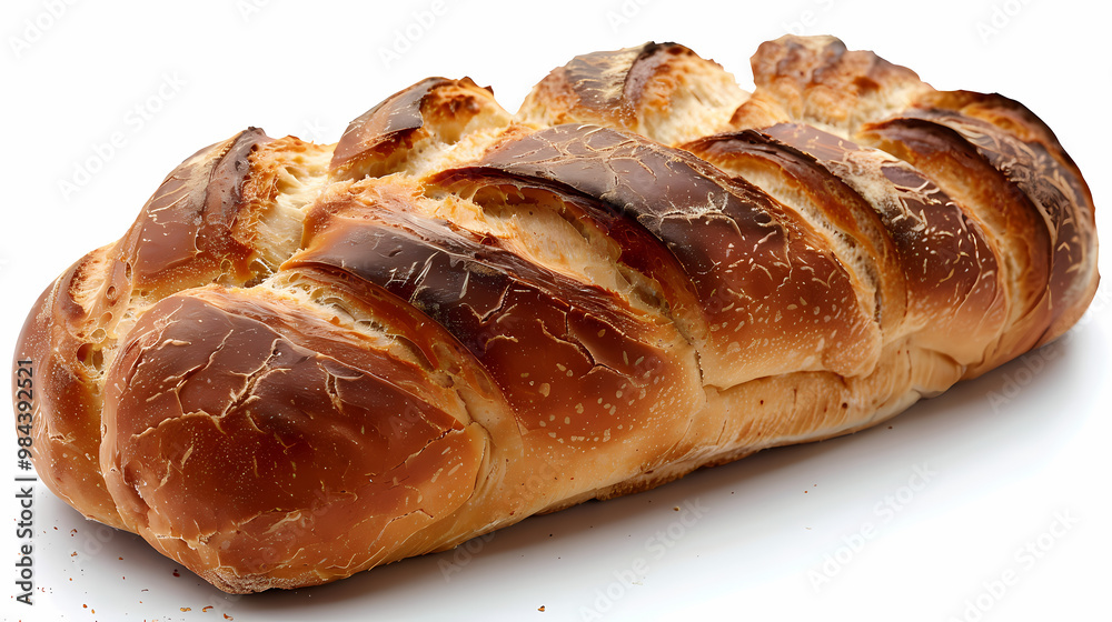 Pain de Compagne isolated white background Pain de Compagne isolated white background