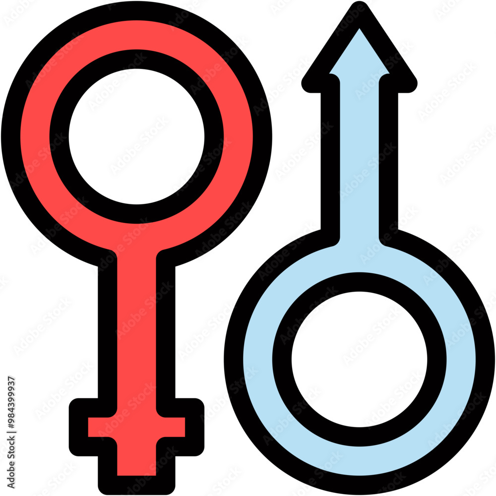 Gender, Sex, Male And Female, Sex Symbol, Shapes and Symbols Icon Gender, Sex, Male And Female, Sex Symbol, Shapes and Symbols Icon