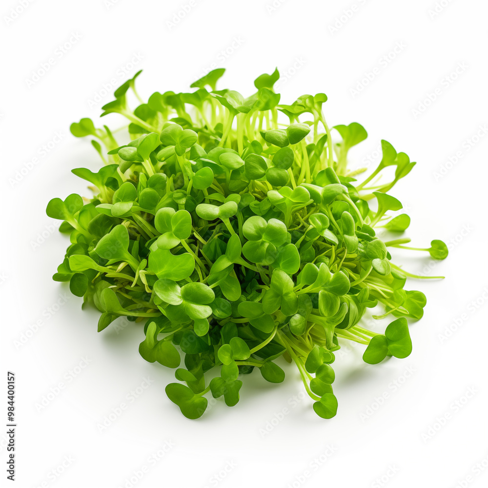 Obraz premium cress isolated on a white background