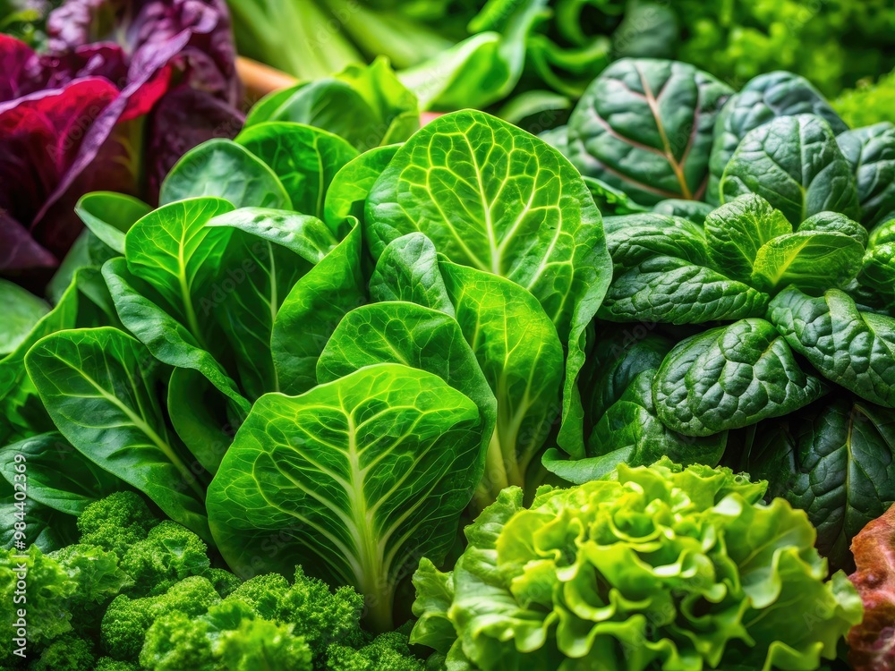 Fresh as the morning dew, a tightly packed arrangement of leafy greens presents a kaleidoscope of textures, showcasing the tender intricacies of organic produce. Fresh as the morning dew, a tightly packed arrangement of leafy greens presents a kaleidoscope of textures, showcasing the tender intricacies of organic produce.