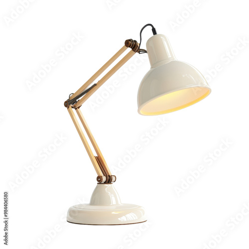 Classic adjustable desk lamp with a sleek design, perfect for brightening workspaces and adding a stylish touch.