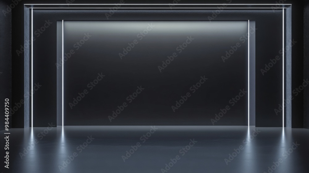 Modern Background with Clean Lines and Text Space