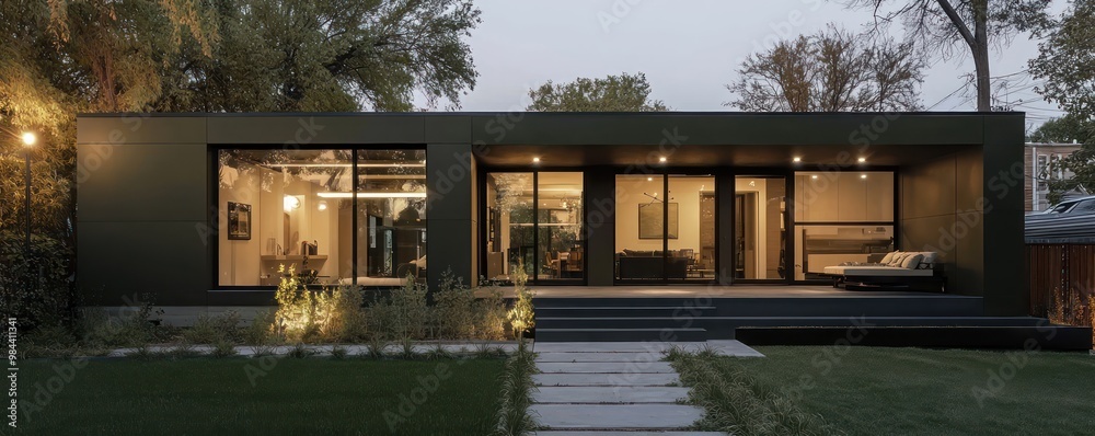 A contemporary dark olive green exterior architectural design firm, showcasing innovative and sustainable residential designs, located in a rapidly developing urban area A contemporary dark olive green exterior architectural design firm, showcasing innovative and sustainable residential designs, located in a rapidly developing urban area