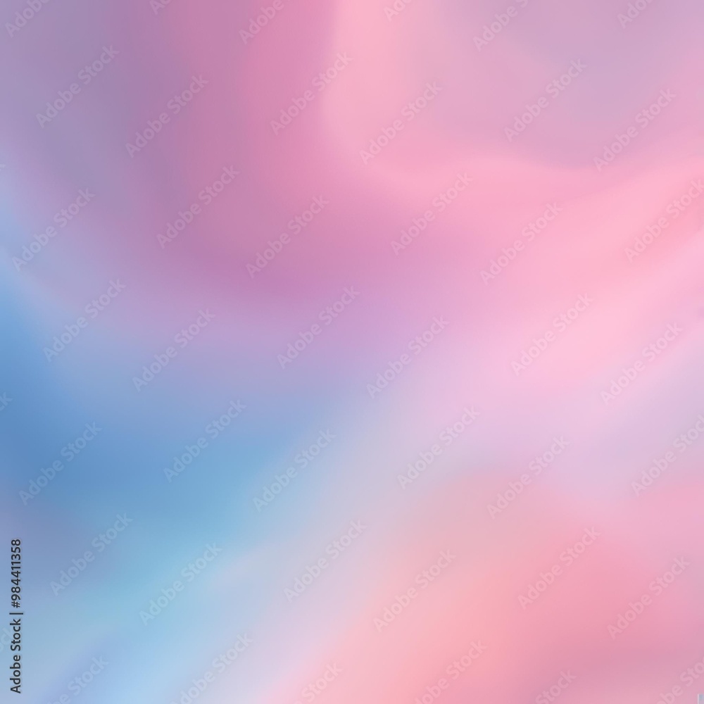 Fototapeta premium Cute pastel gradient with soft and smooth transitions between colors 