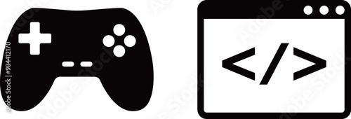 ゲーム　プログラミング　アイコン