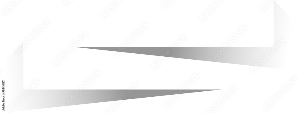 Obraz premium White paper rectangle and shadow, banners, icon, label