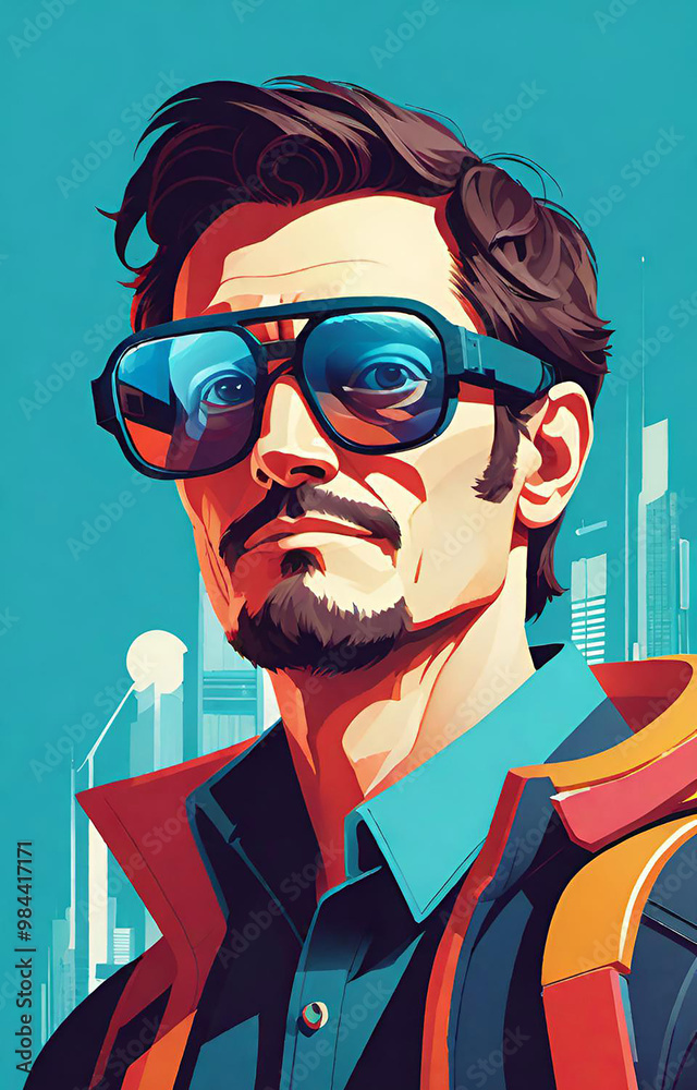 man with glasses man with glasses