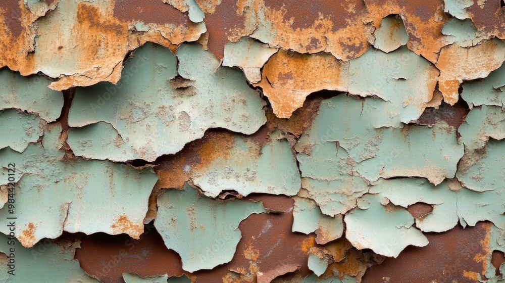 Abstract background of a rusted metal texture with peeling paint. Abstract background of a rusted metal texture with peeling paint.