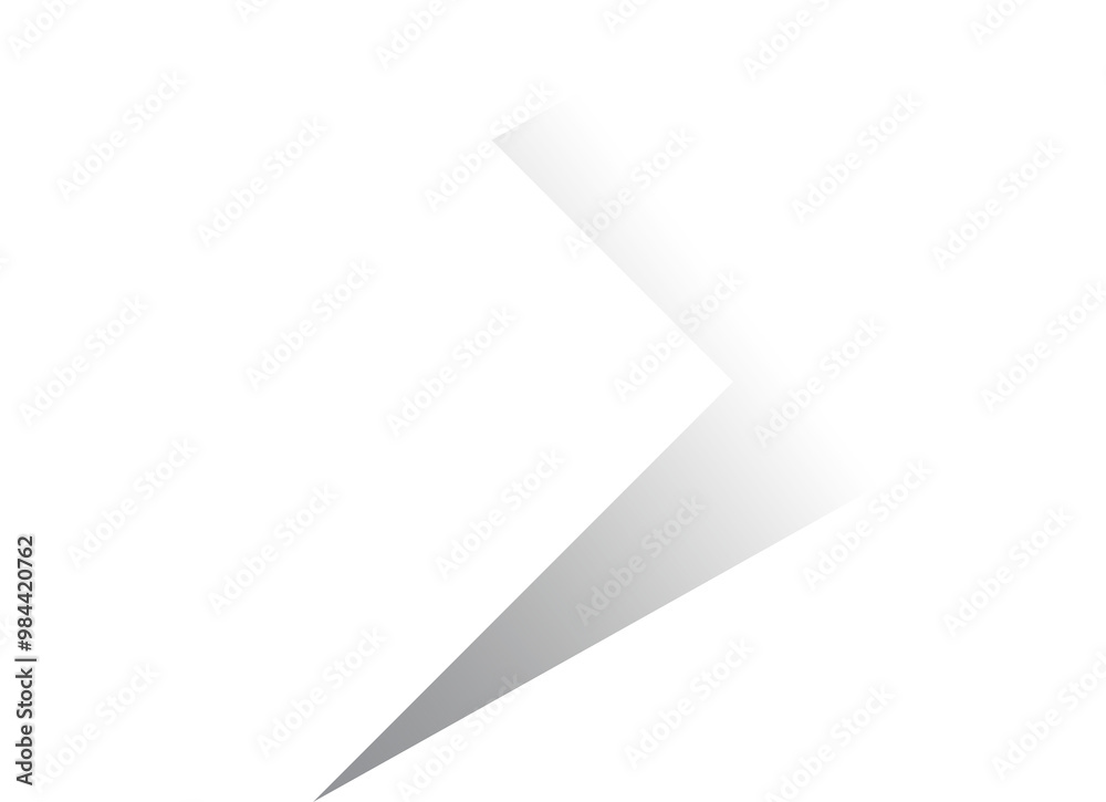 White paper rectangle and shadow, banners, icon, label White paper rectangle and shadow, banners, icon, label