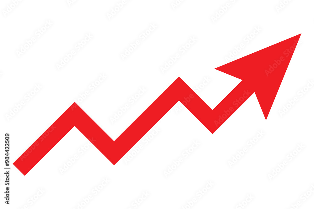 Growth Trend Chart icon vecto set. Profit graph illustration sign collection. up arrow symbol or logo. Growth Trend Chart icon vecto set. Profit graph illustration sign collection. up arrow symbol or logo.