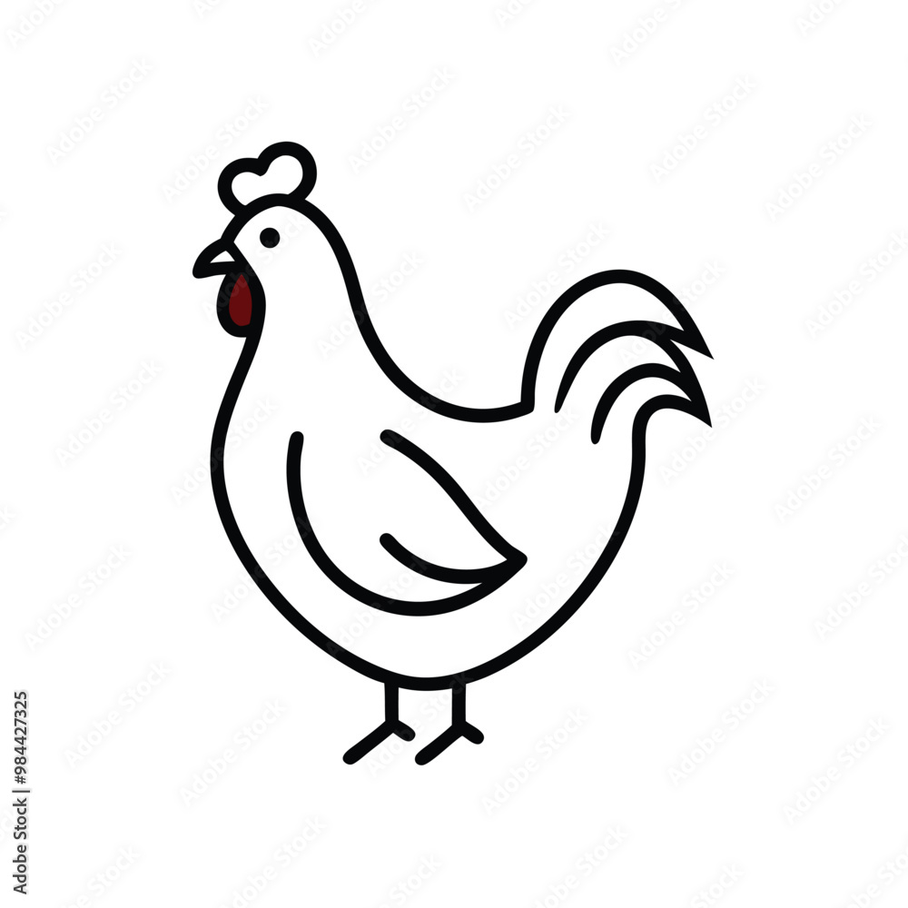 Fototapeta premium create-a-minimalist-chicken-logo-vector-art-illust (1).eps